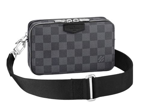 louis vuitton alpha wearable wallet graphite damier graphite|damier graphite logo.